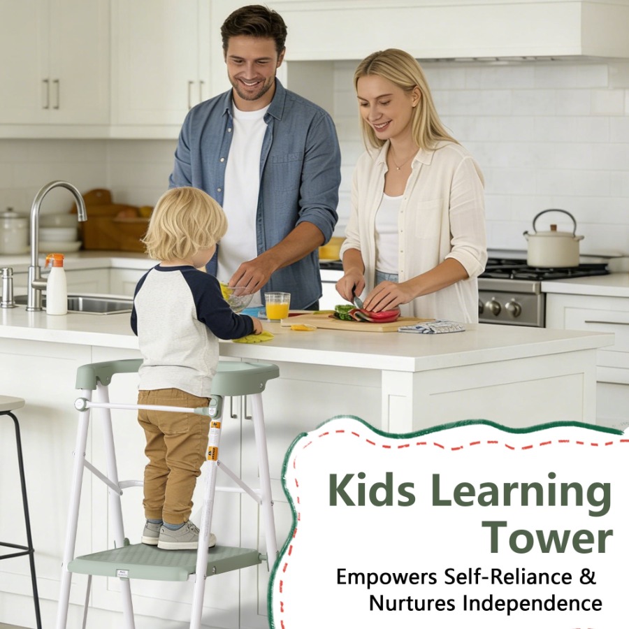 Toddler Kitchen Step Stool Hel - Toddler Learning Tower 评论和价格