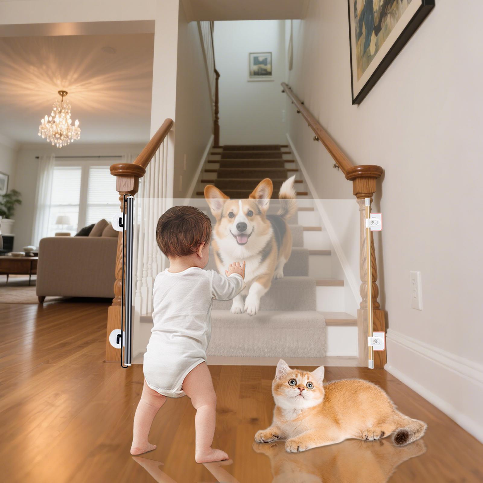 Pet Gate Retractable Portable  - Toddler Learning Tower 评论和价格