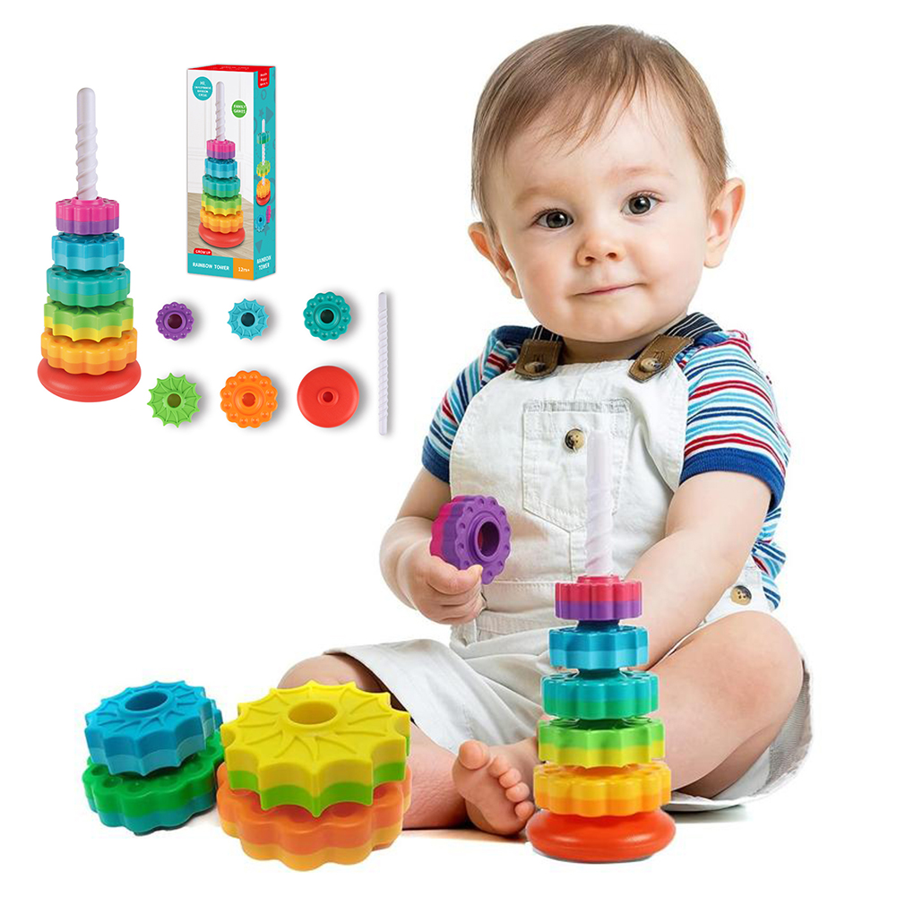 Rainbow-Tower Toy Toddler Mont - Toddler Learning Tower 评论和价格