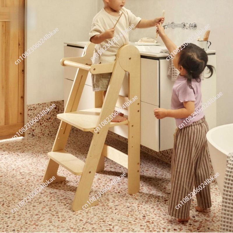 Wooden kids foldable learning  - Toddler Learning Tower 评论和价格