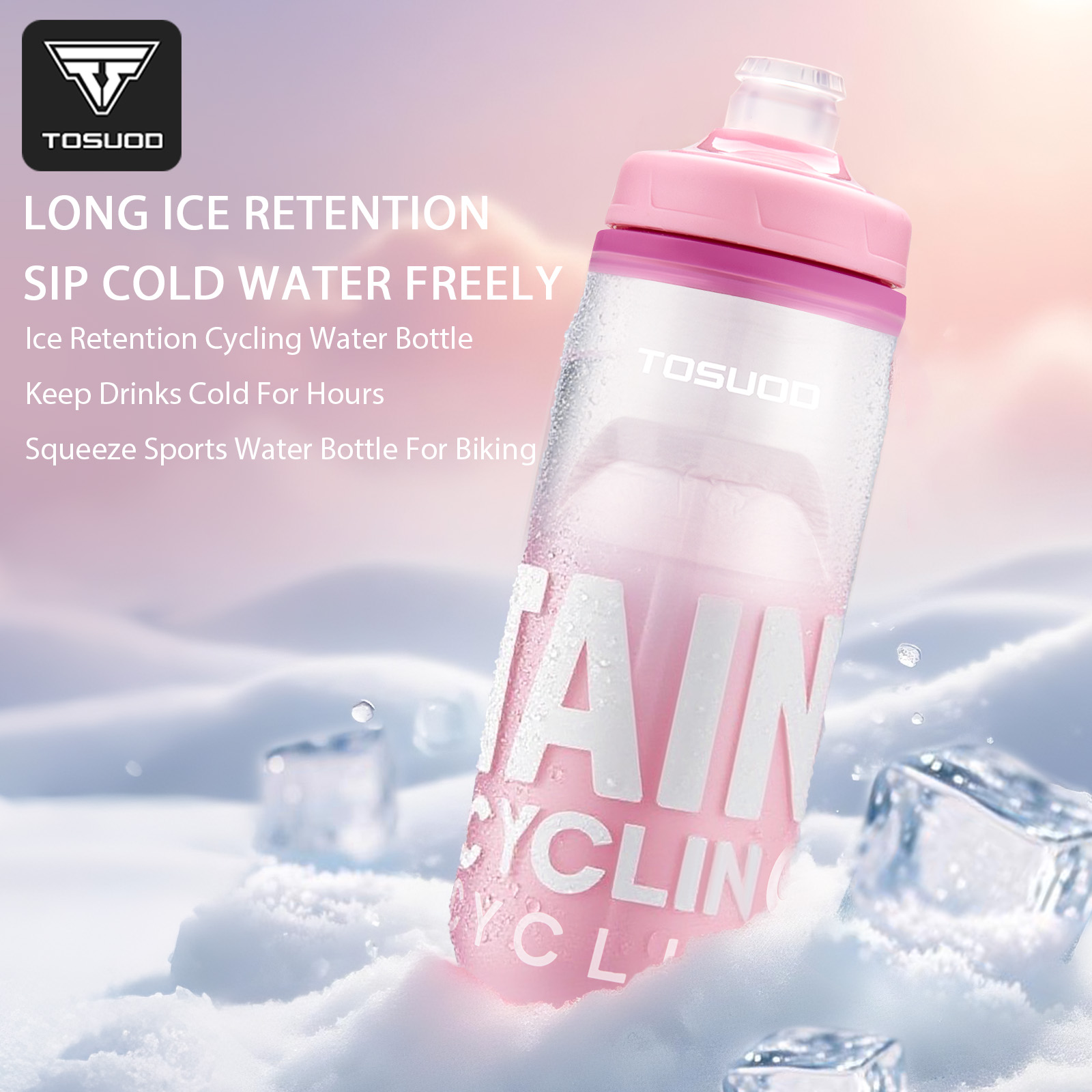 TOSUOD 620ML Cycling Keep Cold - Portable Bottle Warmer 评论和价格