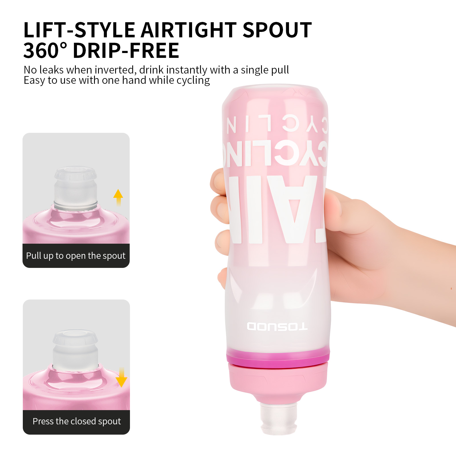 TOSUOD 620ML Cycling Keep Cold - Portable Bottle Warmer 评论和价格