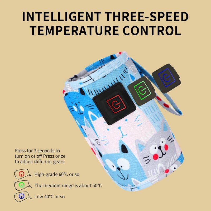 1 PCS USB Milk Warmer Constant - Portable Bottle Warmer 评论和价格