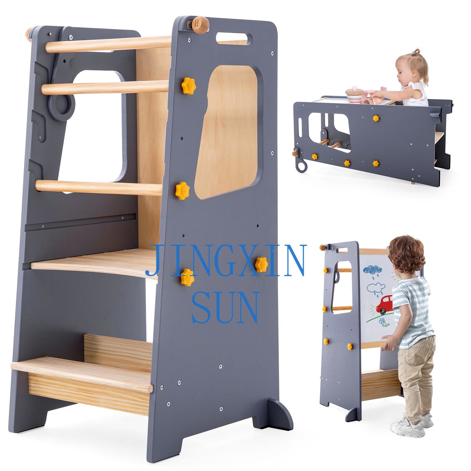 4 in 1 Toddler Kitchen Tower M - Toddler Learning Tower 评论和价格